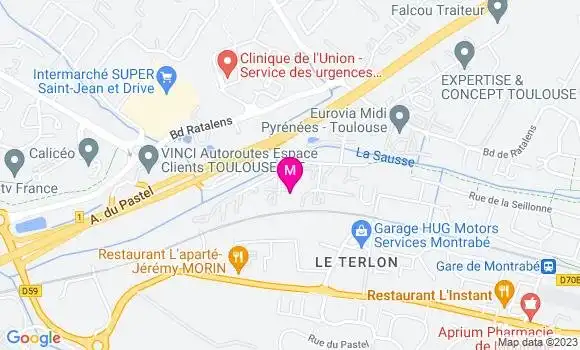 Localisation Restaurant  Autour de Midi