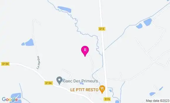 Localisation Restaurant  Le P