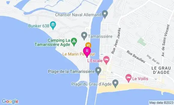 Localisation Restaurant  Cote Soleil