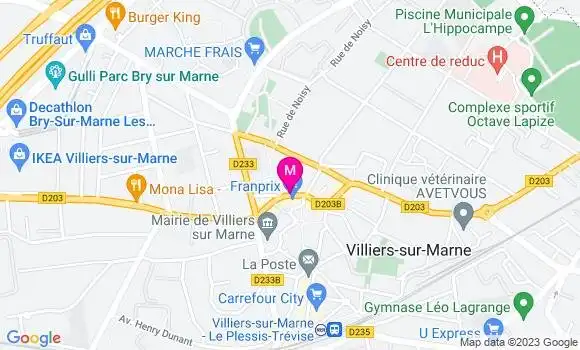 Localisation Restaurant  Pizzaway