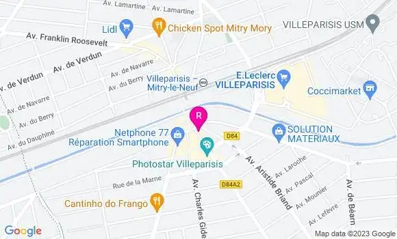 Localisation Crêperie Yogorino
