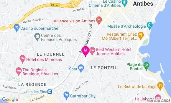 Localisation Restaurant  Burger Queen