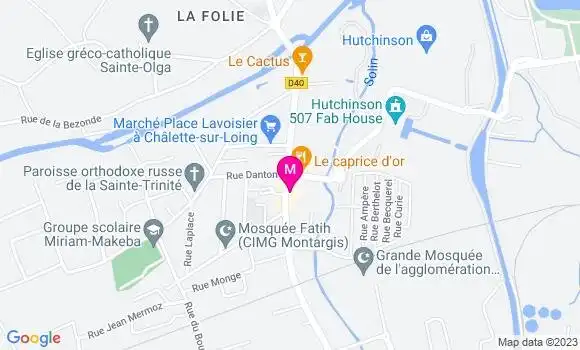 Localisation Pizzeria Duo Pizzas