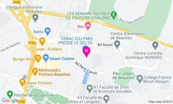Localisation Kebab de Beaulieu