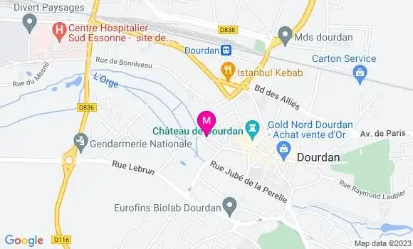 Localisation Restaurant  La Pause