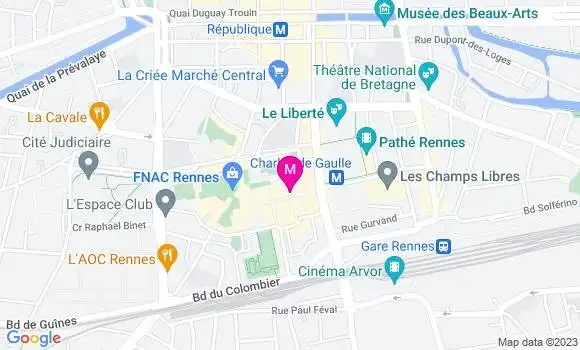 Localisation Restaurant  Big Fernand