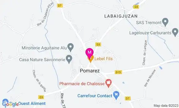 Localisation Restaurant  Papy Pizz