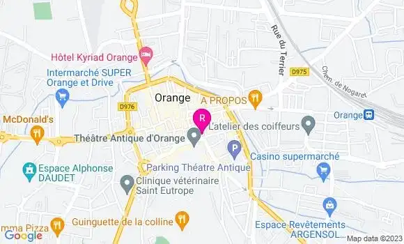 Localisation Restaurant  V Coffee Shop