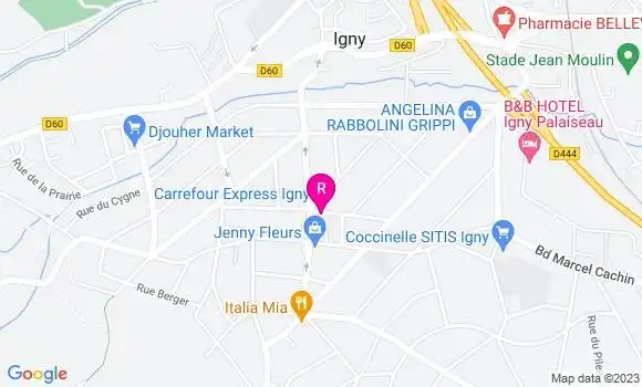Localisation Pizzeria Pizza Igny