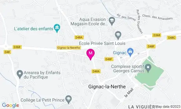 Localisation Pizzeria la Royale