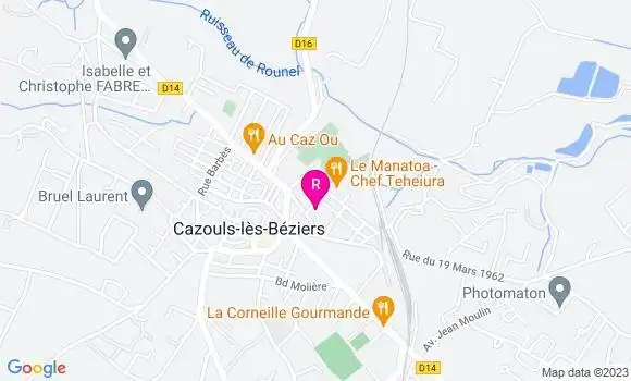 Localisation Restaurant  Le Manatoa