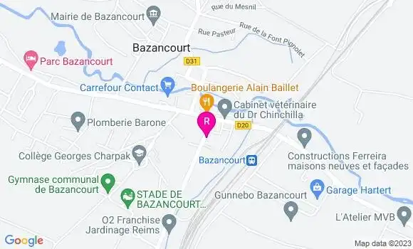 Localisation Restaurant  Jeff 1
