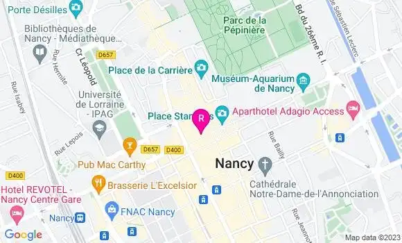 Localisation Sandwicherie La Mandarine
