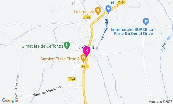Localisation Restaurant  La Bonne Marmite