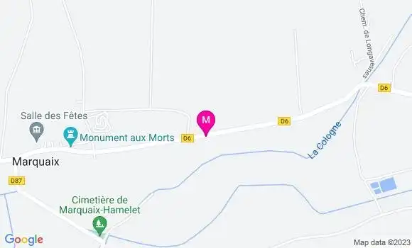 Localisation Restaurant  Friterie les Ch