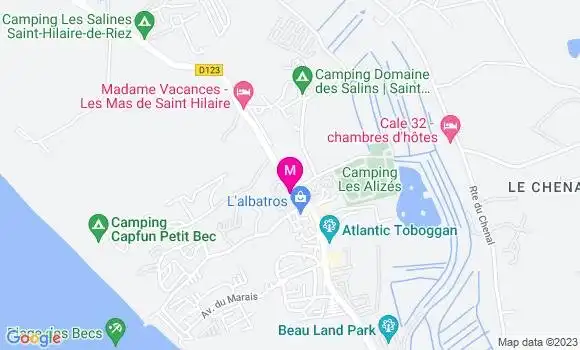 Localisation Pizzeria Le Resto des Becs