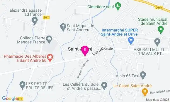 Localisation Restaurant  O