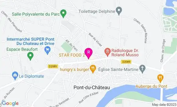 Localisation Restaurant  Star Food 2