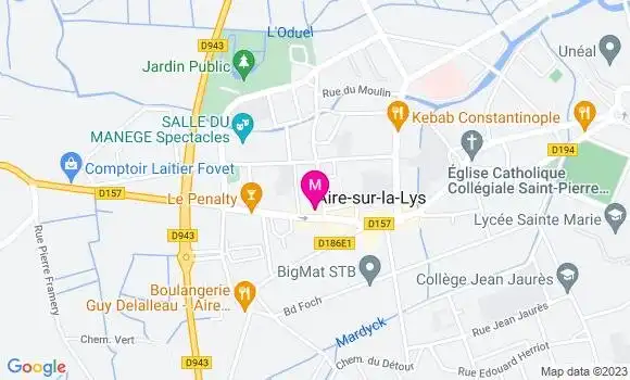 Localisation Pizzeria Maxi