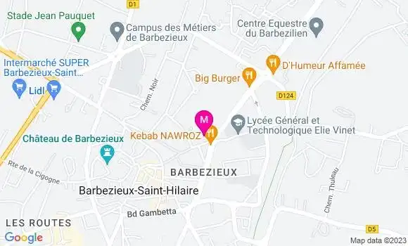 Localisation Restaurant  1ère Avenue