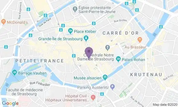 Localisation Restaurant  Au Gutenberg