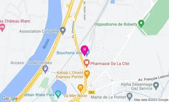 Localisation Restaurant  Magic Chiken le Platane