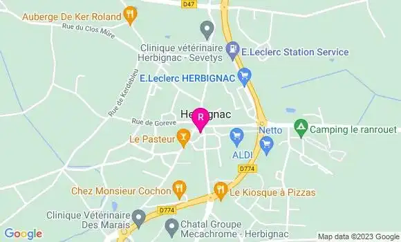 Localisation Pizzeria Le Qg Pizza