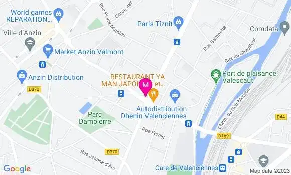 Localisation Pizzeria La Tour de Pizz