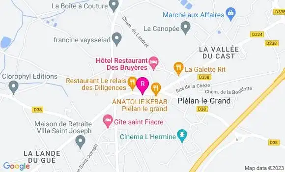 Localisation Pizzeria D