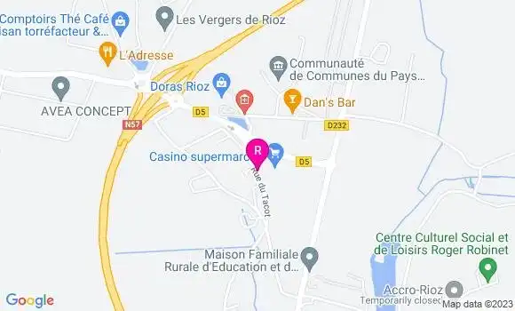 Localisation Pizzeria Pizza