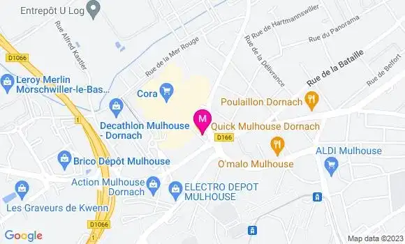 Localisation Fast Food Quick