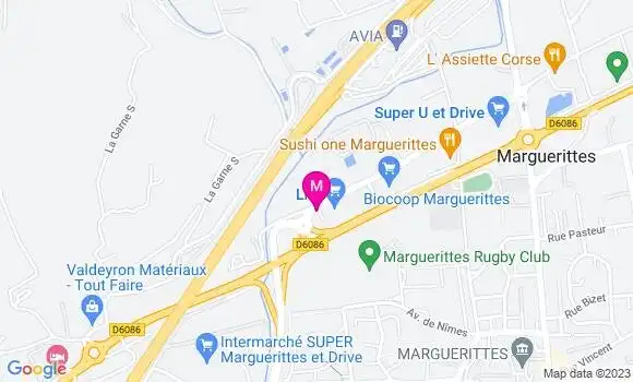 Localisation Pizzeria Pizza LaCoiffe