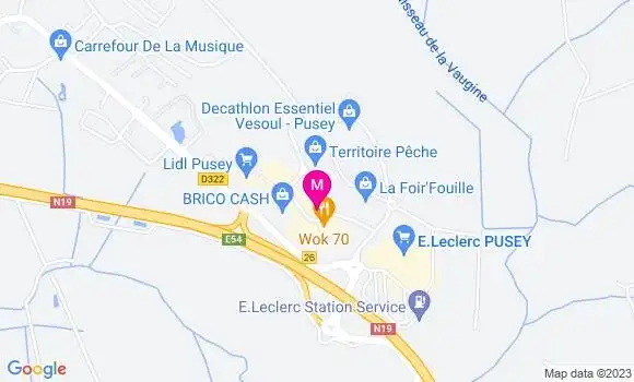 Localisation Restaurant  O