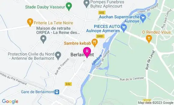 Localisation Restaurant  Au Pain Chaud