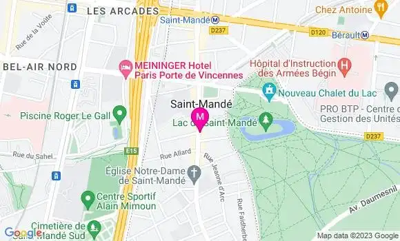 Localisation Restaurant  Le Darbar
