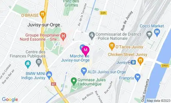 Localisation Restaurant Chinois La Rose de Chine