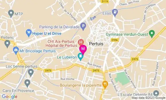 Localisation Pizzeria Chez Pierrot