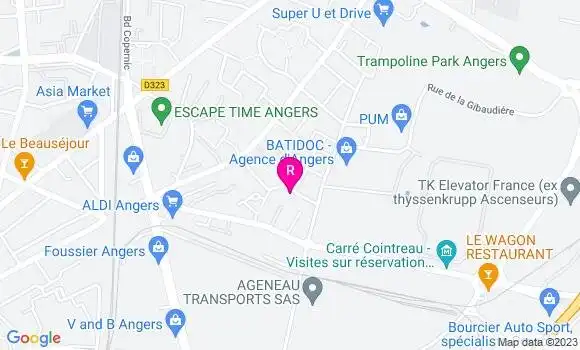 Localisation Restaurant  Chez P