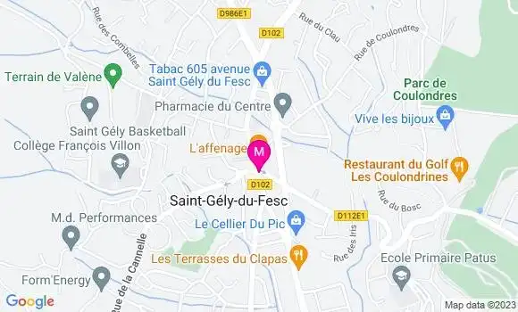 Localisation Restaurant  O