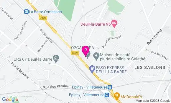 Localisation Restaurant  Sotez