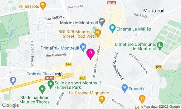 Localisation Restaurant Chinois Maitre Panda