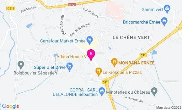 Localisation Kebab Le Samada