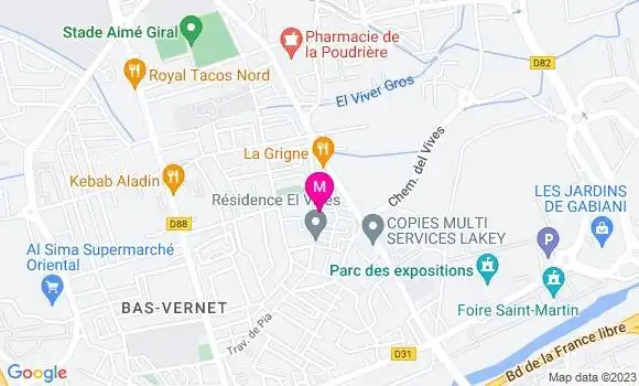 Localisation Restaurant  Street Food