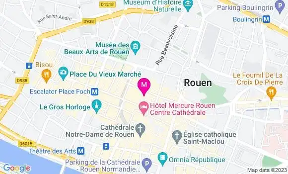 Localisation Restaurant  Aux Délices des Carmes