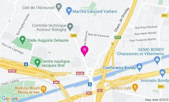 Localisation Restaurant  Crousti Poulet