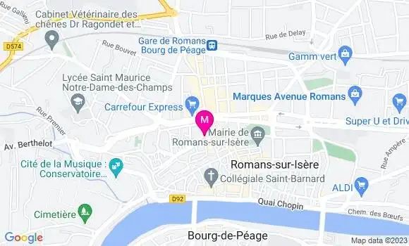 Localisation Restaurant Coréen Gourmet de Jacquemart