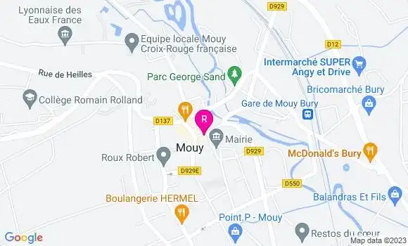 Localisation Pizzeria Kiosque