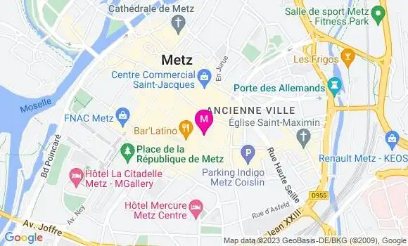 Localisation Café Chez Franceska