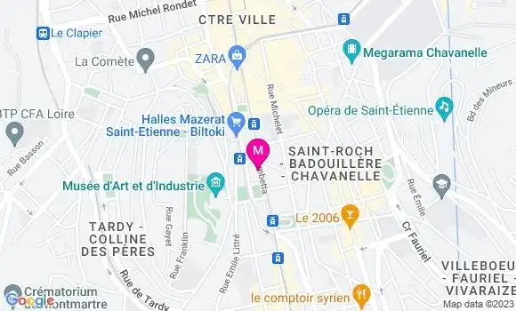 Localisation Restaurant  La Mima