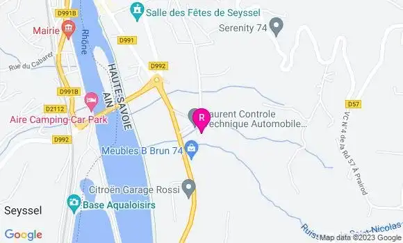 Localisation Restaurant  Le Gallatin